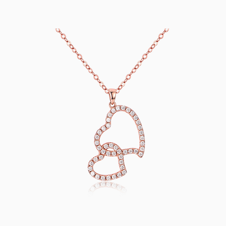 Heart on Heart Pendant