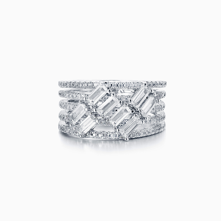 Multi Band Diamond Ring