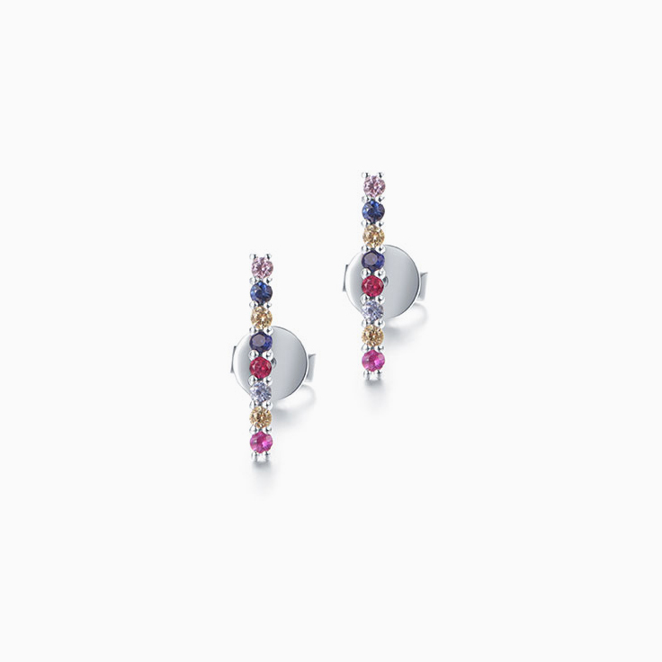 Rainbow bar studs