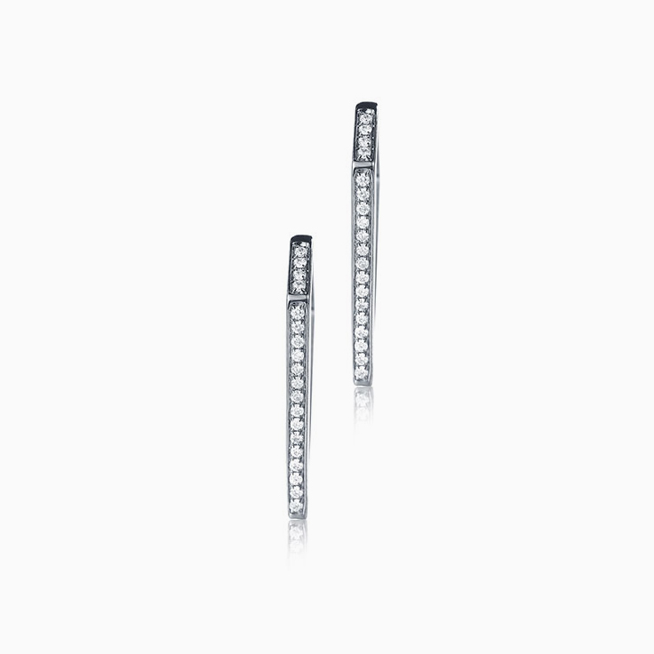 Triangle Diamond Hoops
