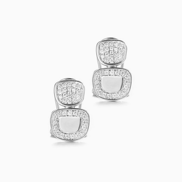 Rosegold Pave Earrings