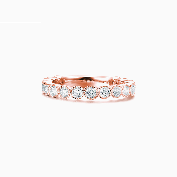 Bezel Stack Diamond Band