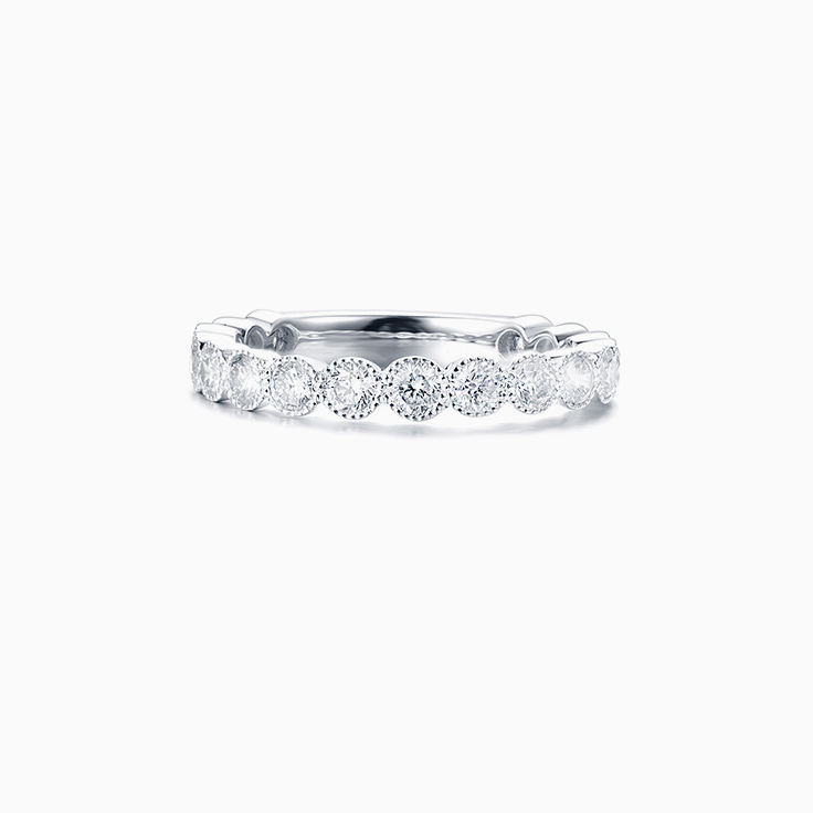 Bezel Stack Diamond Band