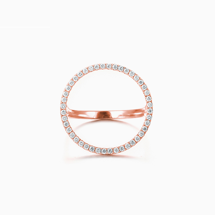 Circle Diamond Ring