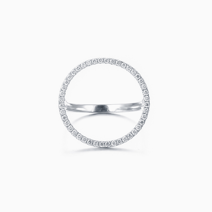 Circle Diamond Ring