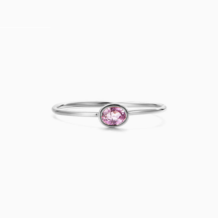 Pink Sapphire Stack ring