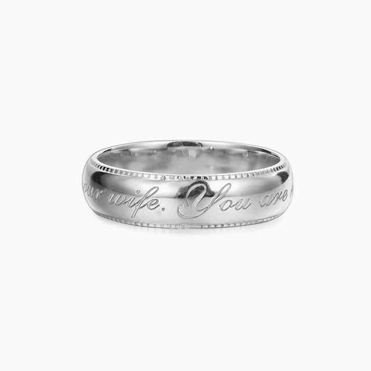 Personalised Engraved Mens Wedder