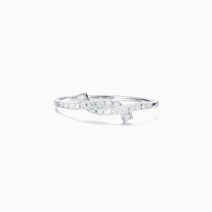 Diamond Knot Ring