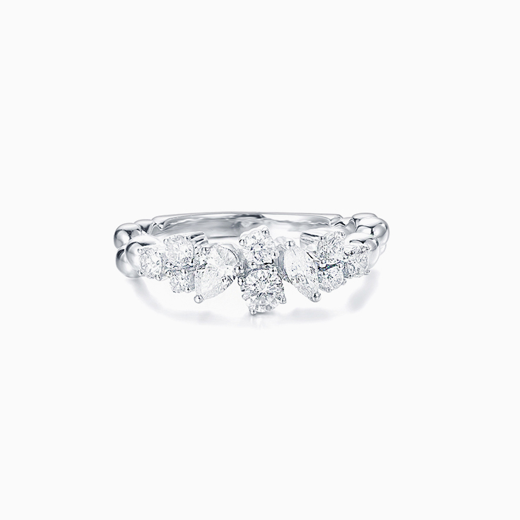 Multi Shape Diamond Band