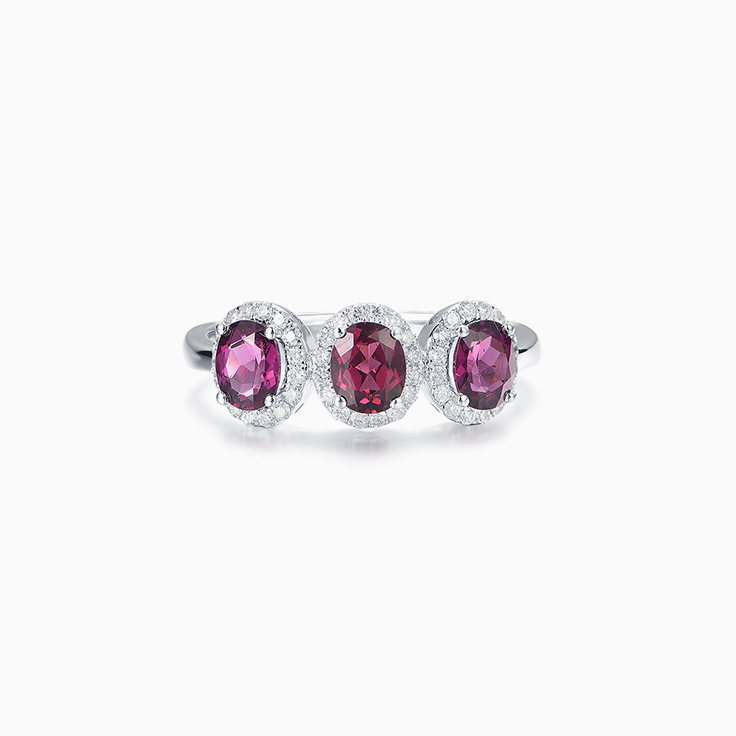 Trilogy Rhodolite Ring