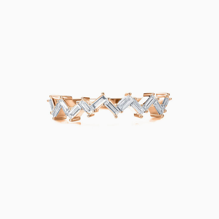 Baguette Zig Zag Ring