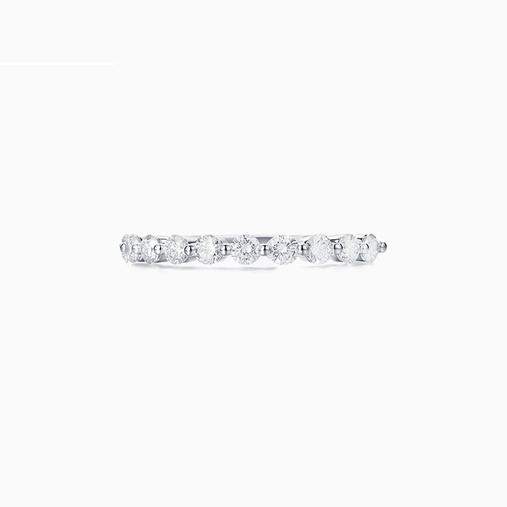2 claw Diamond Wedding band