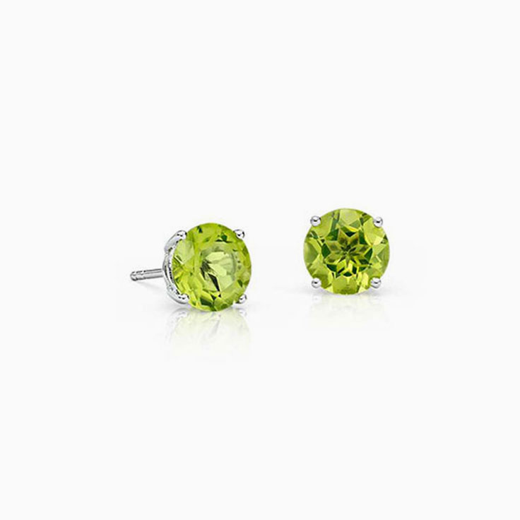 Peridot Studs