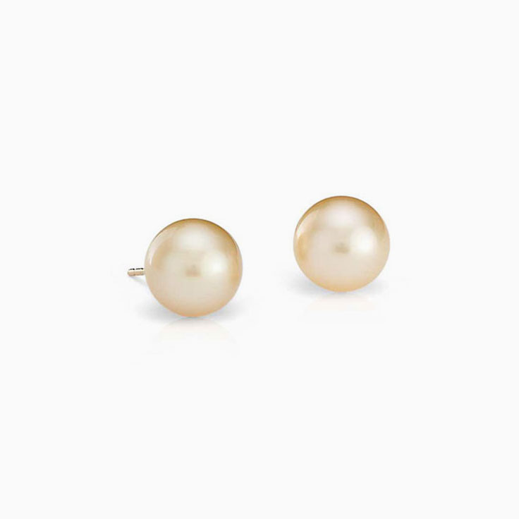 Gold Pearl studs