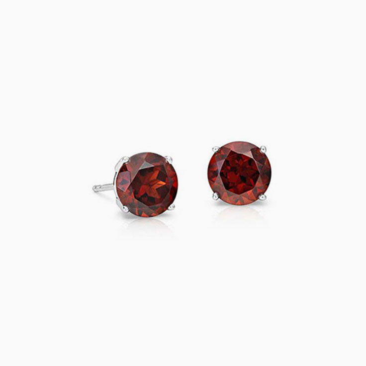 Garnet Studs