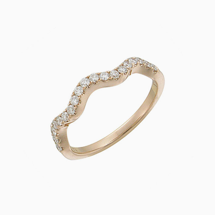 Diamond Wave Eternity Ring