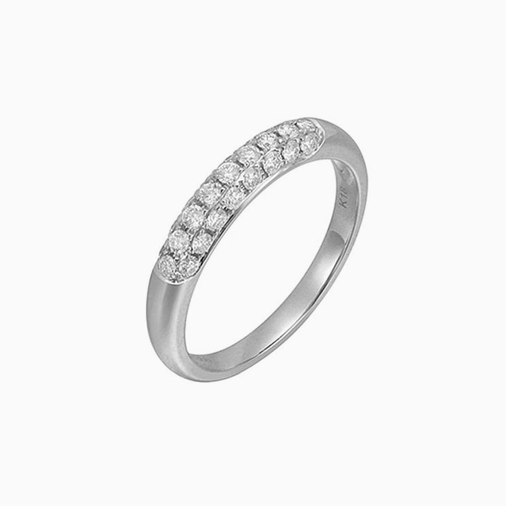 Diamond Pave set wedding ring