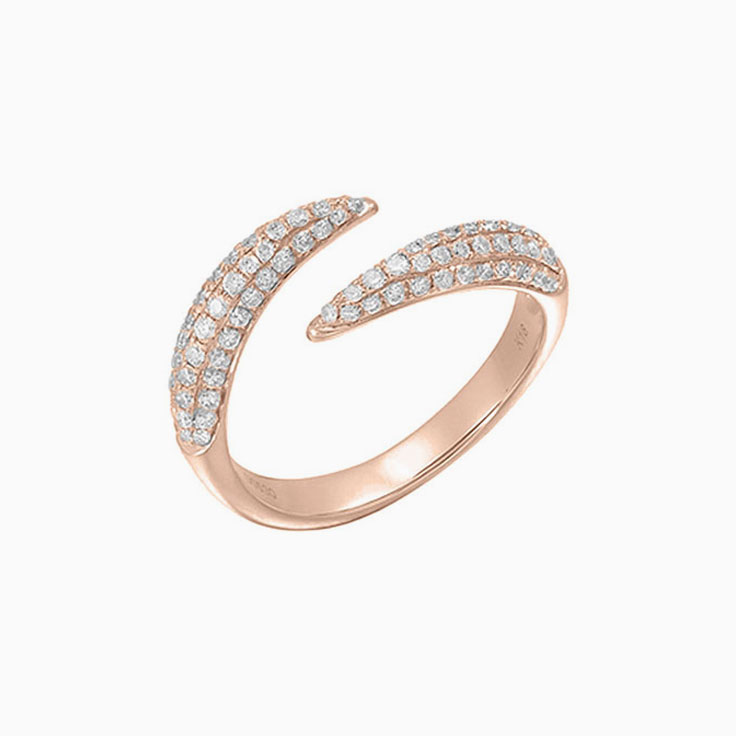 Diamond cuff ring 3234