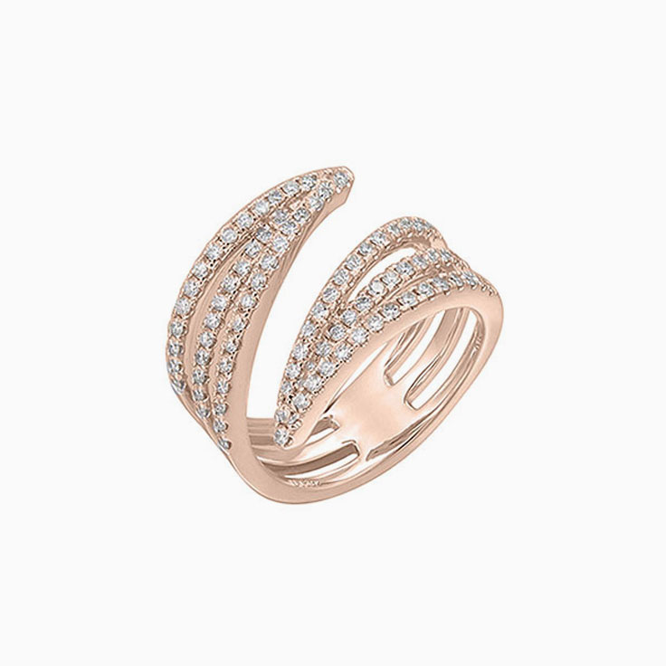 Diamond Cuff ring F3049