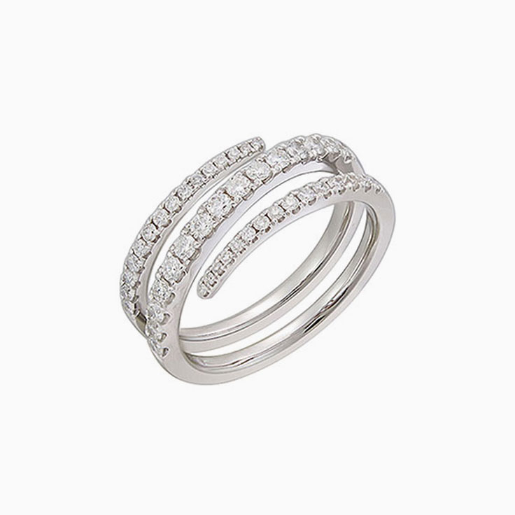 Wrap around diamond band 3118