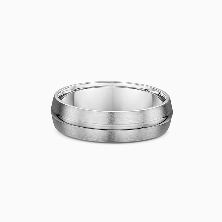 Two tone Mens Wedding Ring 782A00