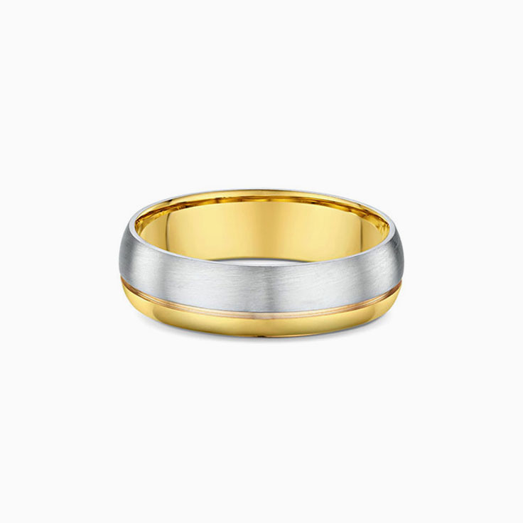Two tone wedder with a side groove
