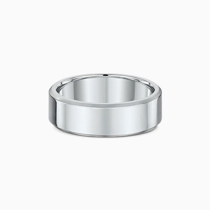 Plain White Gold Band