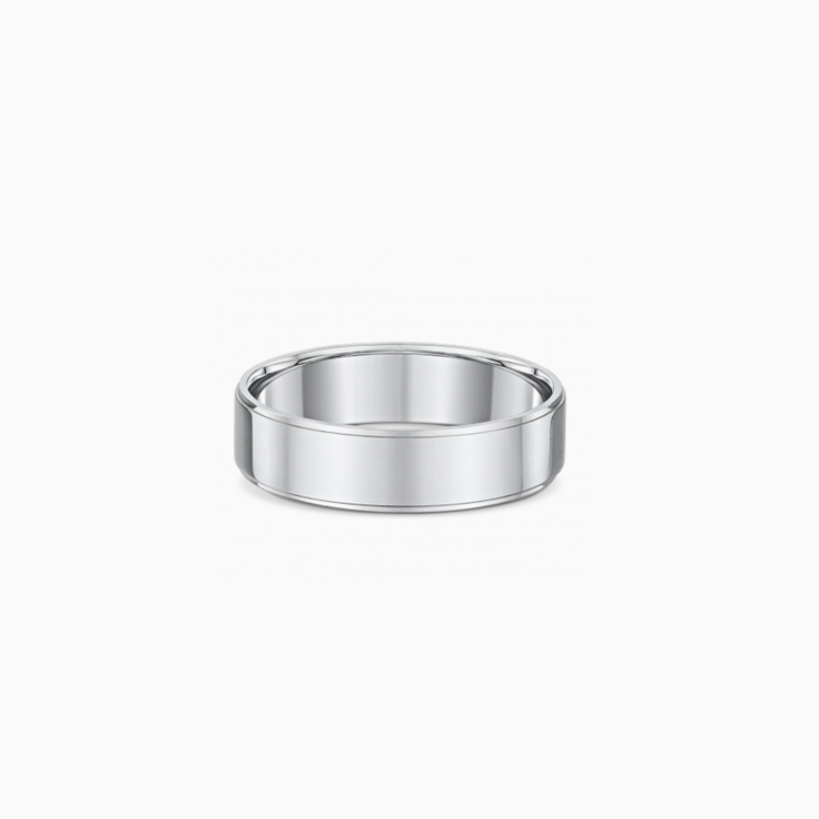 Simple Platinum Wedding Band