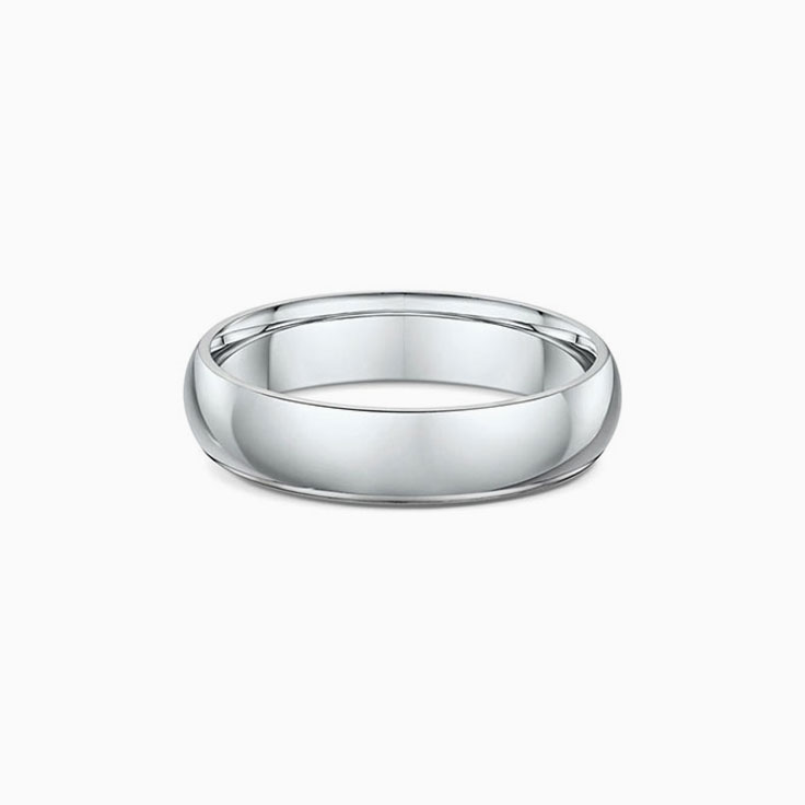 Plain Platinum Wedding Band