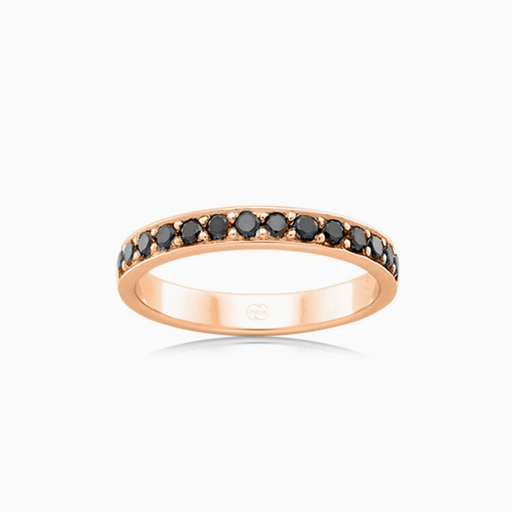 Black Diamond wedding ring B4284