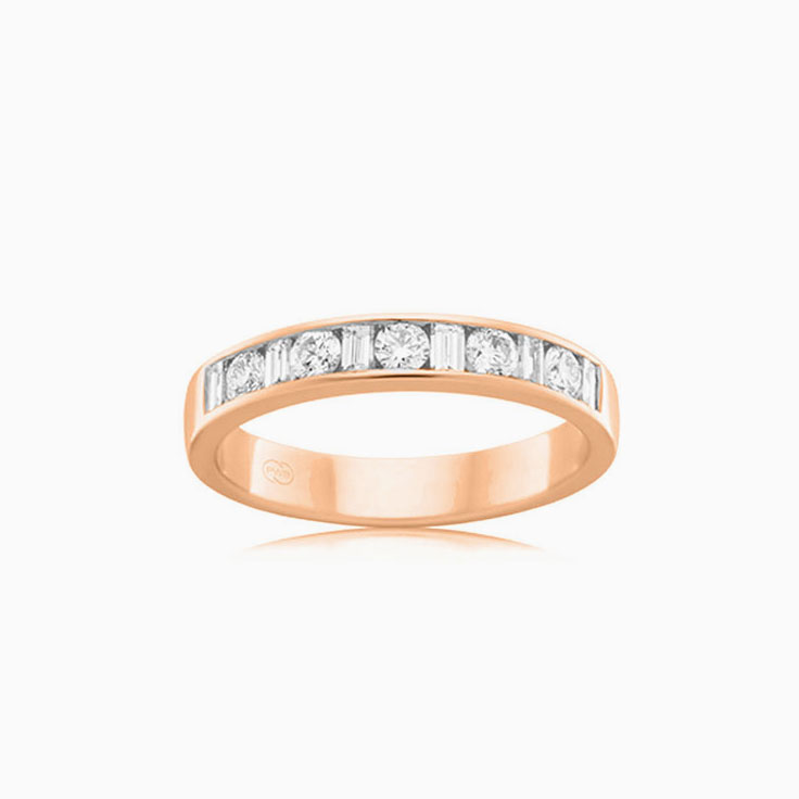 Baguette and round diamond HR4280