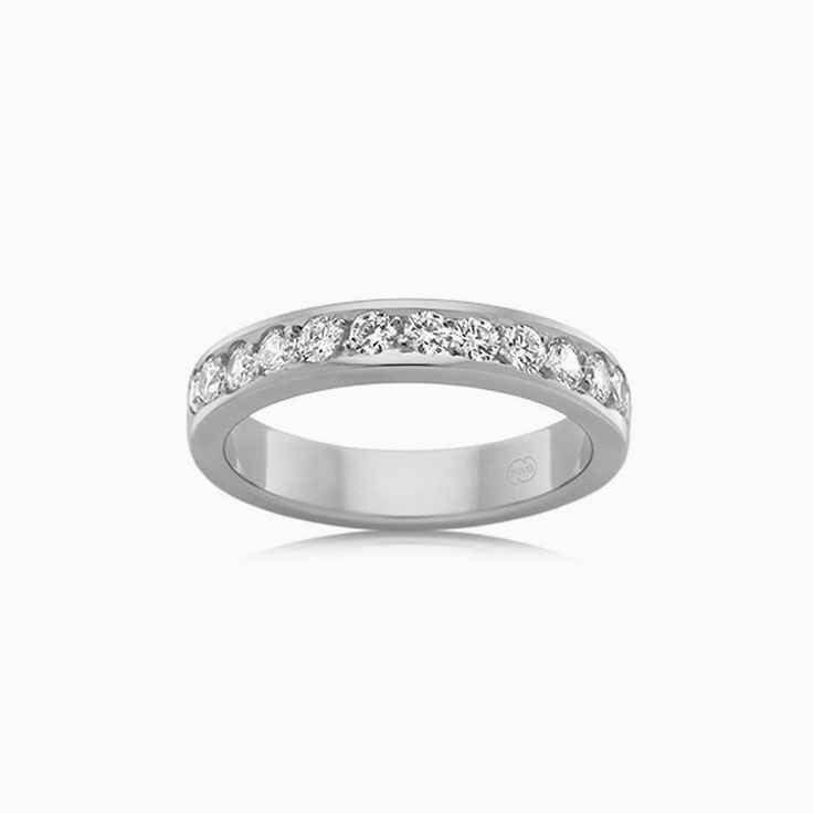 Womens Lab Diamond Wedding Band