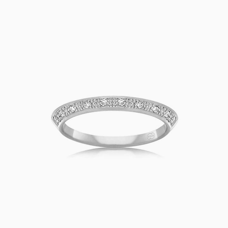 Knife edge wedding ring FC3743