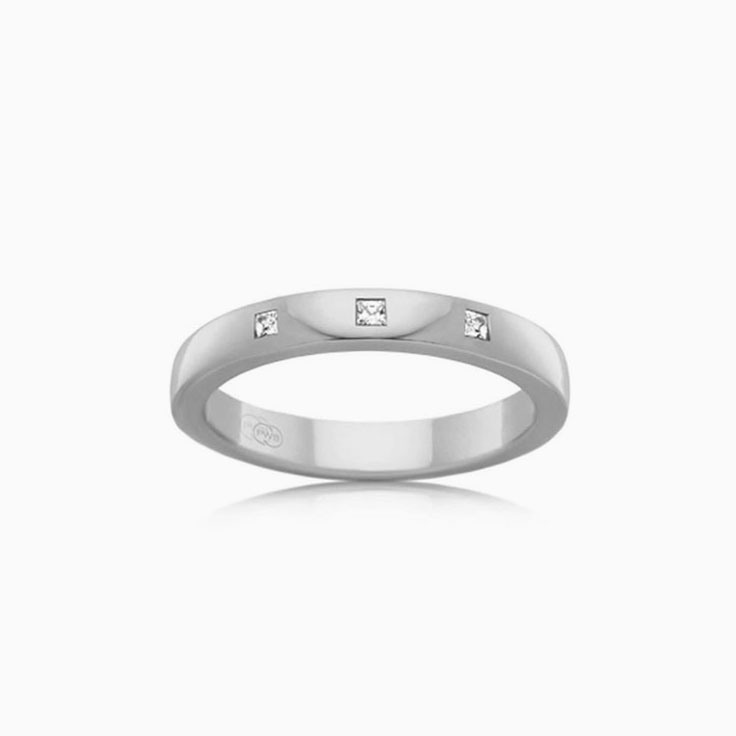 Womens Wedding Lab Diamond Band