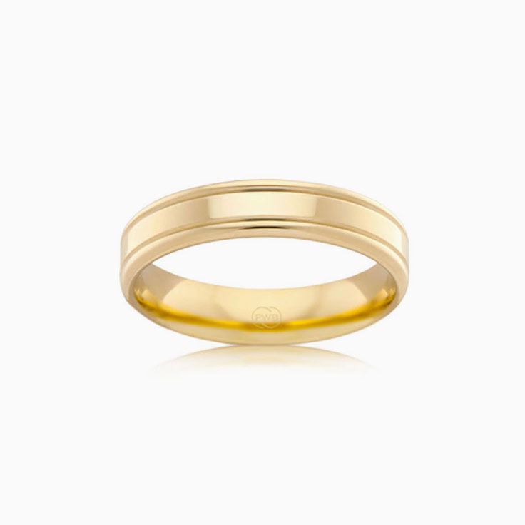 Plain Wedding Ring For Him