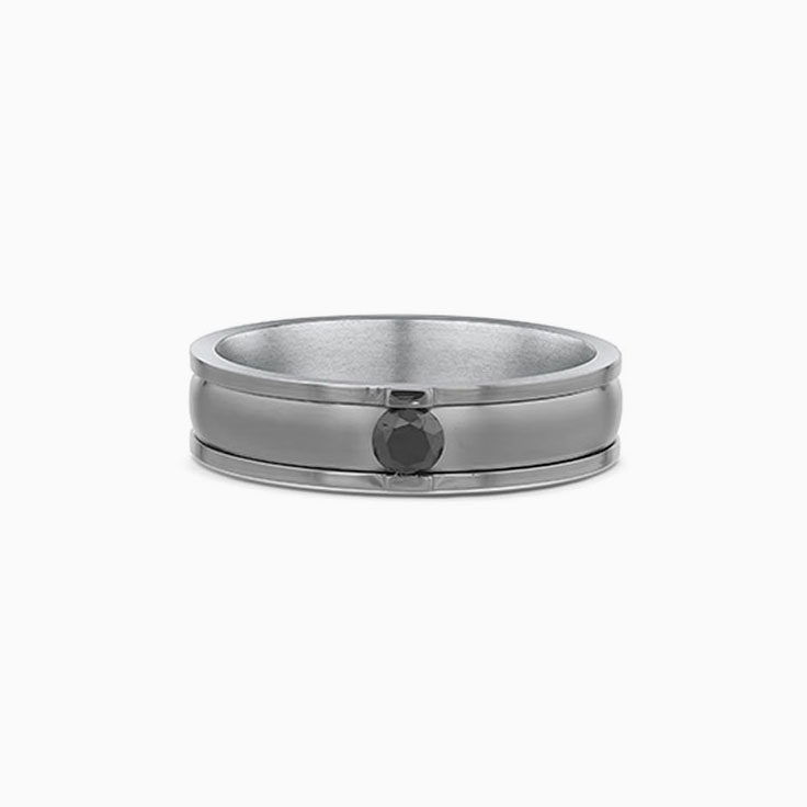 Drop set Titanium ring 125B00