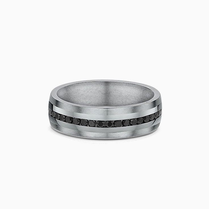 Channel set Black diamond 128B00