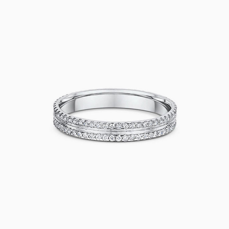 Two row diamond band 4980000