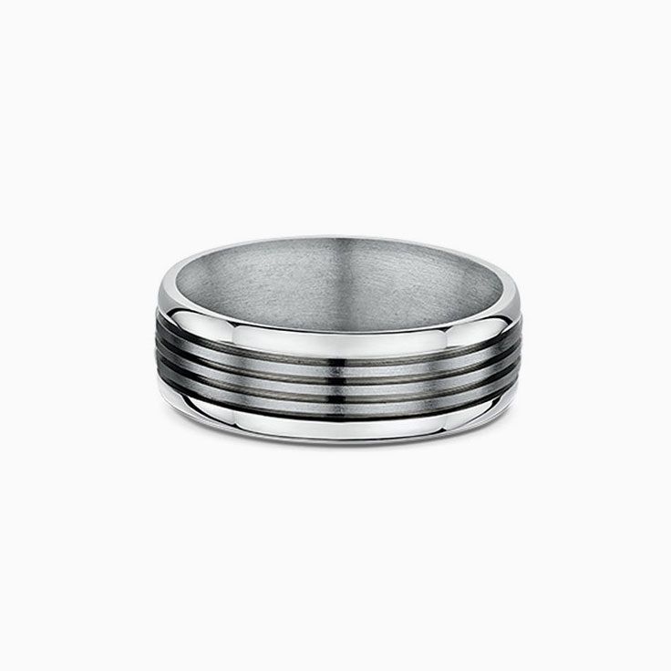 Centre Titanium mens ring 7219T00