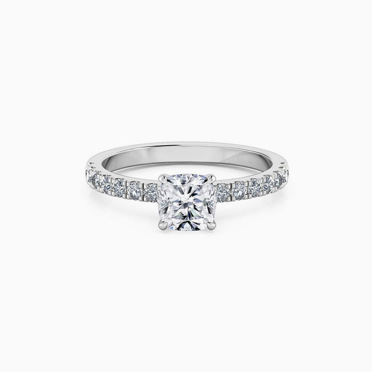 1 carat lab created diamond ring