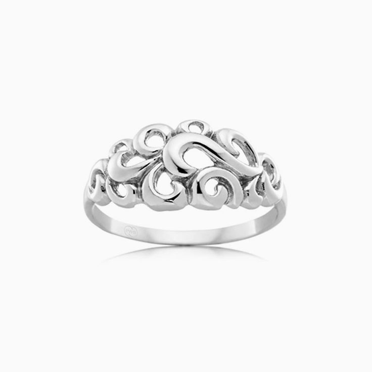 Ladies gold ring J1371