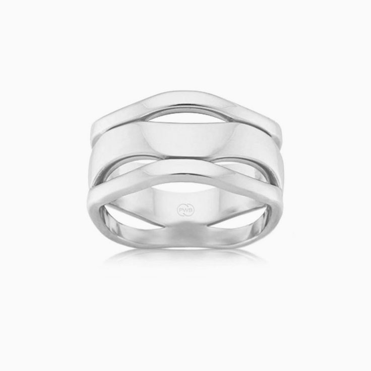 Ladies wave ring WR3202