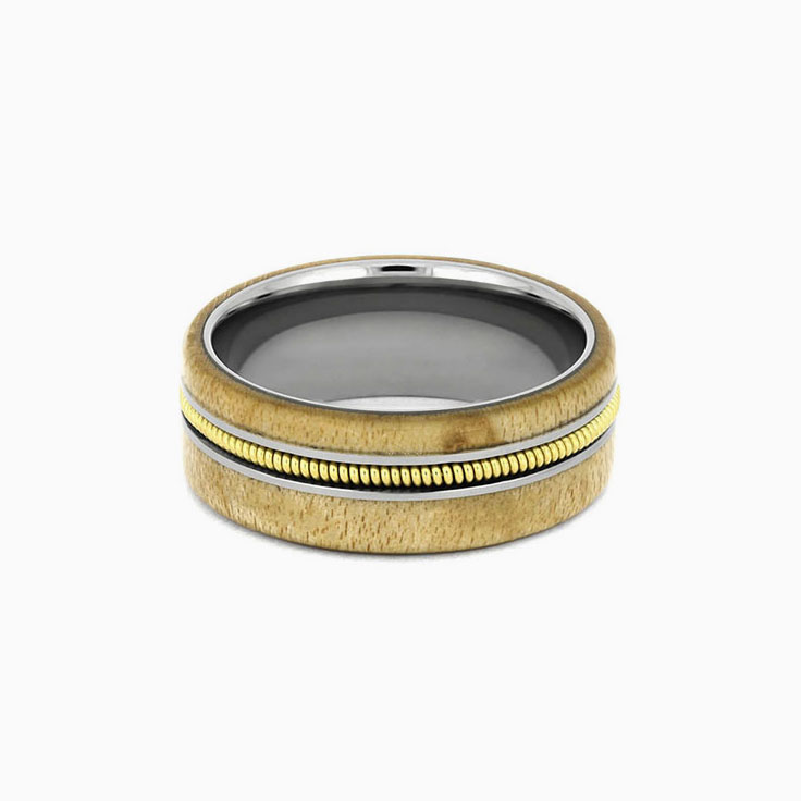 Maple wood with Guitar string