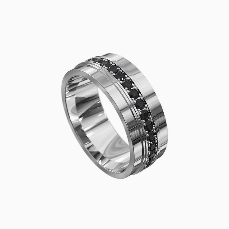 mens diamond wedding ring 7094
