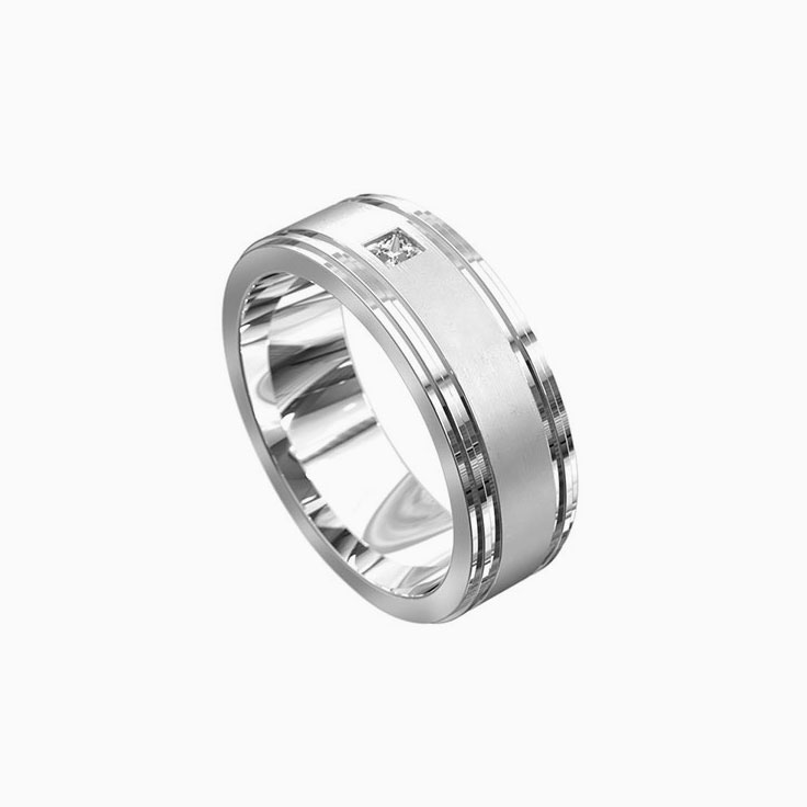 Mens Diamond wedding ring 7032