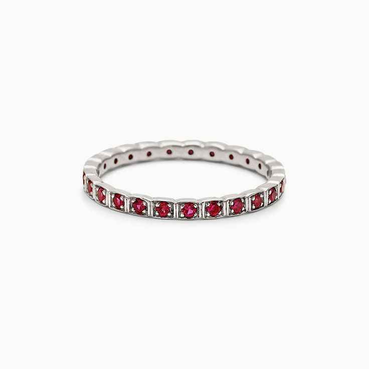 Rubies eternity band