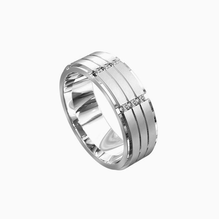mens diamond band 7040
