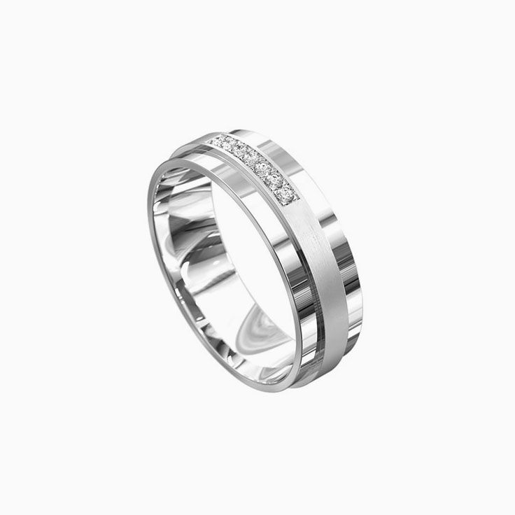 Diamond mens ring 7042