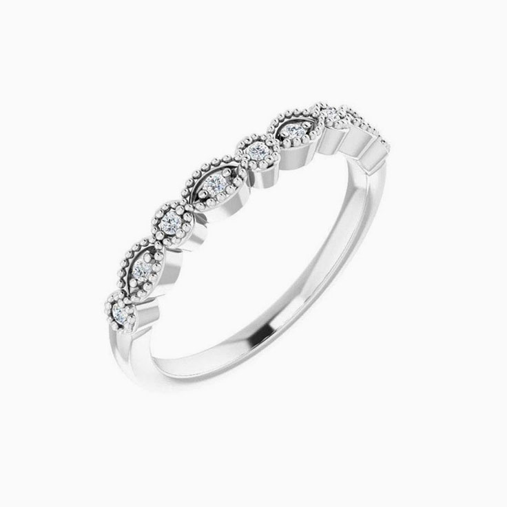 Vintage Style Wedding Band