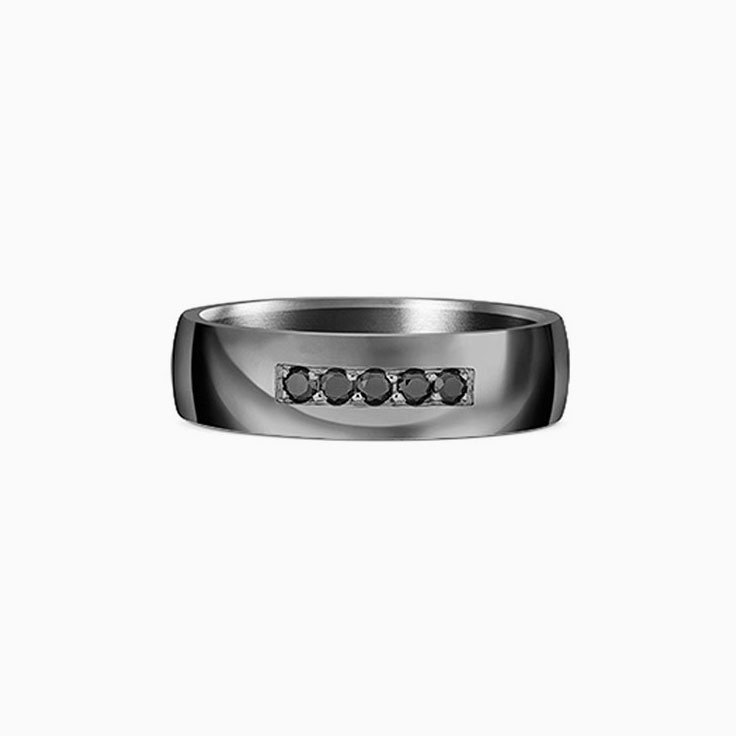 Tantalum with black diamonds